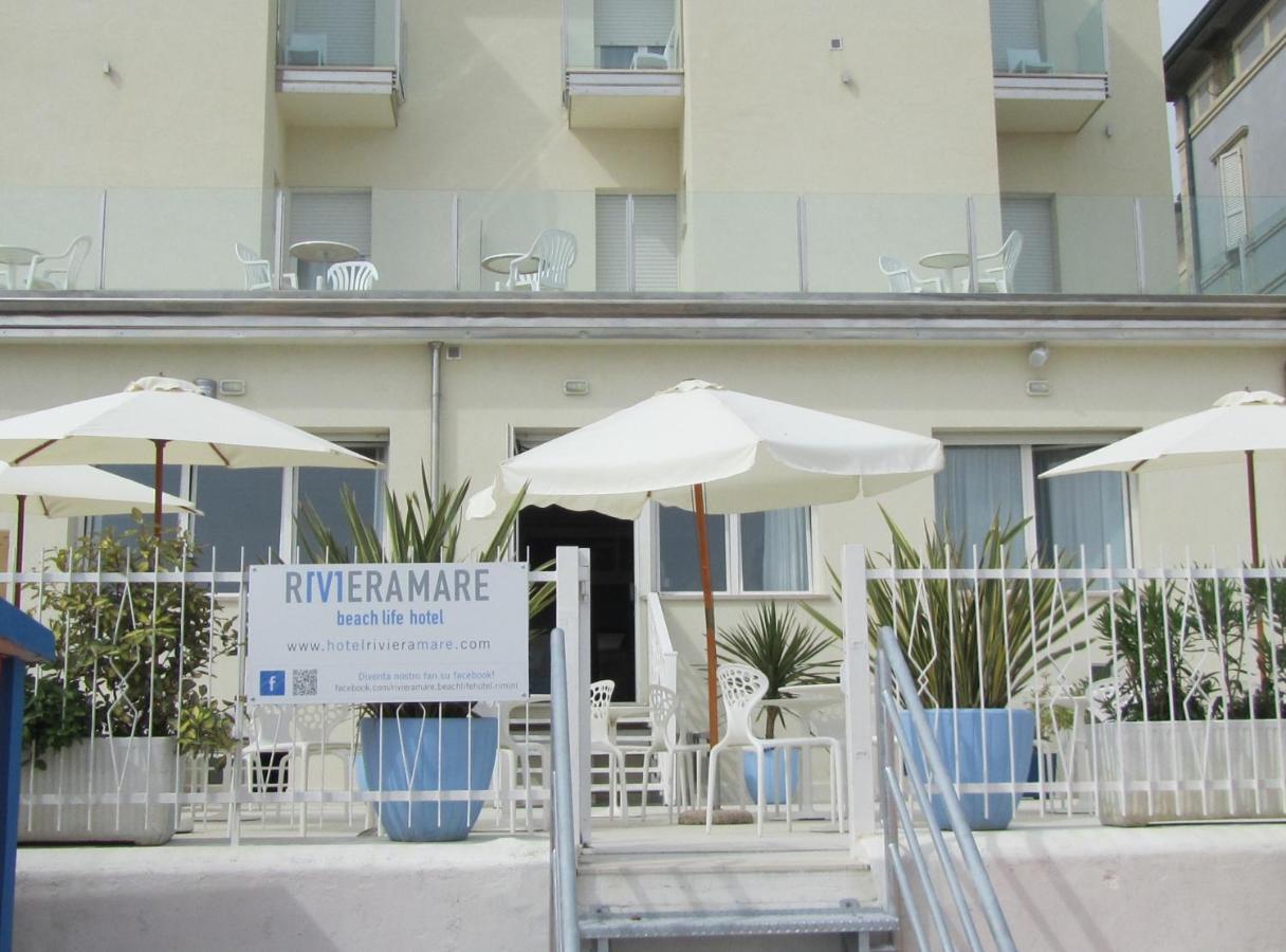 Hotel Riviera Mare Rimini Esterno foto